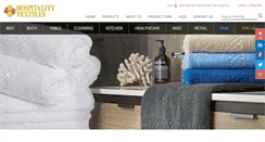 Desktop Screenshot of hospitalitytextiles.com.au